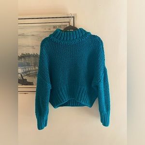 Free people cable knit sweater
